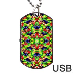 Ml 129 1 Dog Tag Usb Flash (two Sides) by ArtworkByPatrick