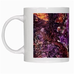 Colorful Rusty Abstract Print White Mugs by dflcprintsclothing