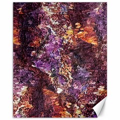 Colorful Rusty Abstract Print Canvas 11  X 14 