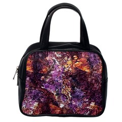 Colorful Rusty Abstract Print Classic Handbag (one Side)