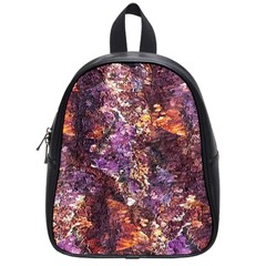 Colorful Rusty Abstract Print School Bag (small)