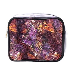 Colorful Rusty Abstract Print Mini Toiletries Bag (one Side)