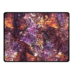 Colorful Rusty Abstract Print Double Sided Fleece Blanket (small) 