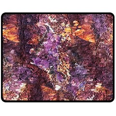 Colorful Rusty Abstract Print Double Sided Fleece Blanket (medium)  by dflcprintsclothing