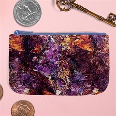 Colorful Rusty Abstract Print Large Coin Purse by dflcprintsclothing