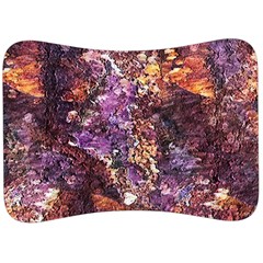 Colorful Rusty Abstract Print Velour Seat Head Rest Cushion by dflcprintsclothing