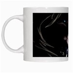 Angry Lion Digital Art Hd White Mugs Left