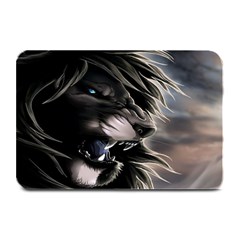 Angry Lion Digital Art Hd Plate Mats by Sudhe