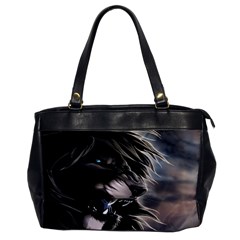 Angry Lion Digital Art Hd Oversize Office Handbag by Sudhe