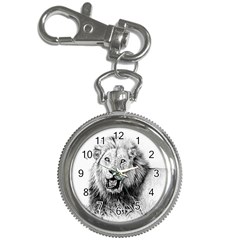 Lion Wildlife Art And Illustration Pencil Key Chain Watches by Sudhe