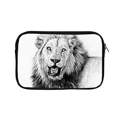 Lion Wildlife Art And Illustration Pencil Apple Macbook Pro 13  Zipper Case by Sudhe