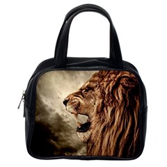 Roaring Lion Classic Handbag (one Side) by Sudhe