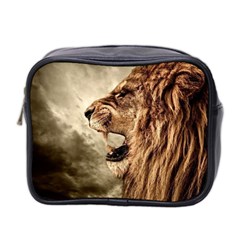 Roaring Lion Mini Toiletries Bag (two Sides) by Sudhe