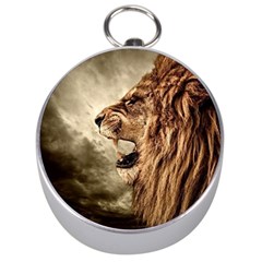 Roaring Lion Silver Compasses by Sudhe