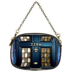 Tardis Sherlock Holmes 221b Chain Purse (one Side) by Sudhe