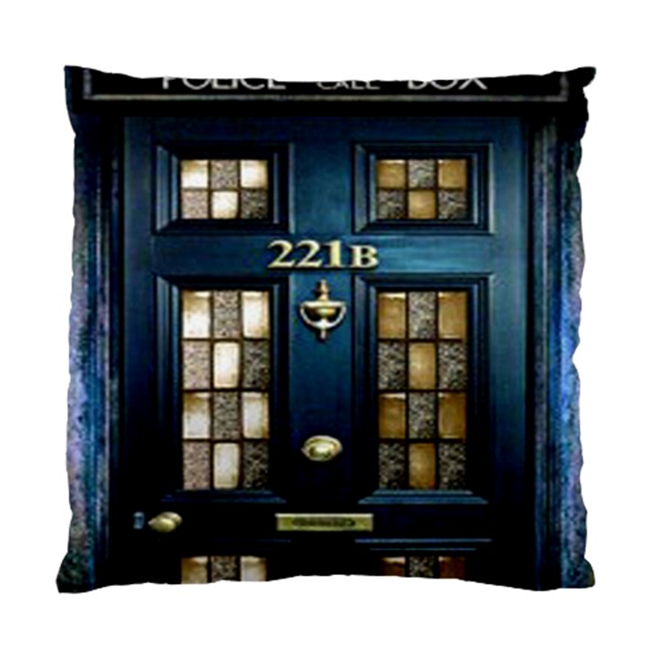 Tardis Sherlock Holmes 221b Standard Cushion Case (One Side)