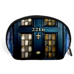 Tardis Sherlock Holmes 221b Accessory Pouch (large) by Sudhe