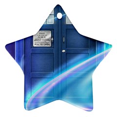 Tardis Space Ornament (star) by Sudhe