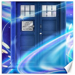 Tardis Space Canvas 12  X 12  by Sudhe