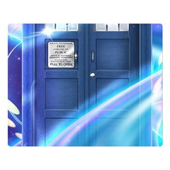 Tardis Space Double Sided Flano Blanket (large)  by Sudhe