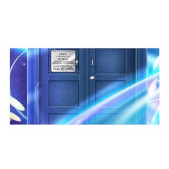 Tardis Space Satin Wrap by Sudhe