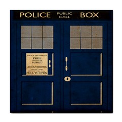 Tardis Poster Tile Coasters by Sudhe