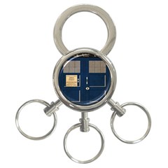 Tardis Poster 3-ring Key Chains by Sudhe