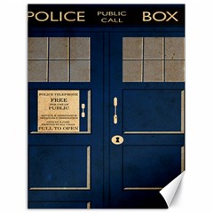 Tardis Poster Canvas 18  X 24  by Sudhe