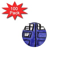 Tardis Painting 1  Mini Magnets (100 Pack)  by Sudhe