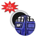 Tardis Painting 1.75  Magnets (10 pack)  Front