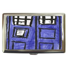 Tardis Painting Cigarette Money Case by Sudhe