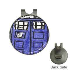 Tardis Painting Hat Clips With Golf Markers by Sudhe