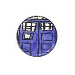 Tardis Painting Hat Clip Ball Marker (10 Pack) by Sudhe