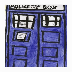 Tardis Painting Medium Glasses Cloth by Sudhe