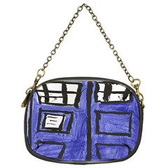 Tardis Painting Chain Purse (one Side) by Sudhe