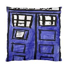 Tardis Painting Standard Cushion Case (two Sides) by Sudhe