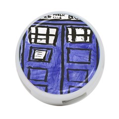 Tardis Painting 4-port Usb Hub (two Sides) by Sudhe