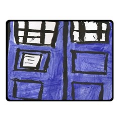 Tardis Painting Fleece Blanket (small) by Sudhe