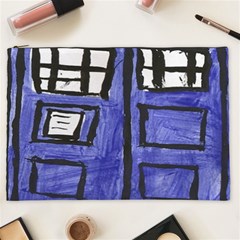 Tardis Painting Cosmetic Bag (xxl) by Sudhe