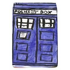 Tardis Painting Removable Flap Cover (l) by Sudhe