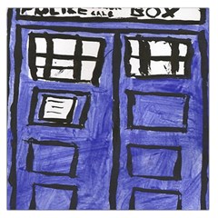 Tardis Painting Large Satin Scarf (square) by Sudhe