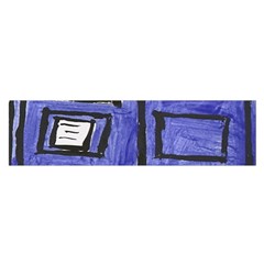 Tardis Painting Satin Scarf (oblong) by Sudhe