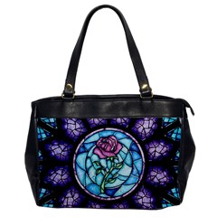 Cathedral Rosette Stained Glass Beauty And The Beast Oversize Office Handbag by Sudhe