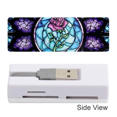 Cathedral Rosette Stained Glass Beauty And The Beast Memory Card Reader (stick) by Sudhe