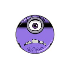 Evil Purple Hat Clip Ball Marker (4 Pack) by Sudhe