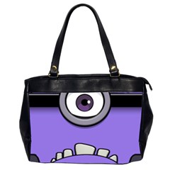 Evil Purple Oversize Office Handbag (2 Sides) by Sudhe