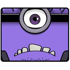 Evil Purple Fleece Blanket (medium) 