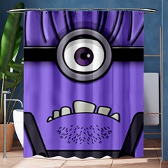 Evil Purple Shower Curtain 60  X 72  (medium)  by Sudhe