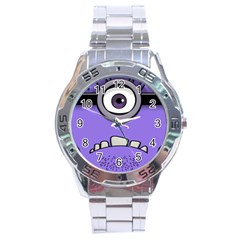 Evil Purple Stainless Steel Analogue Watch by Sudhe