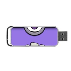 Evil Purple Portable Usb Flash (two Sides) by Sudhe